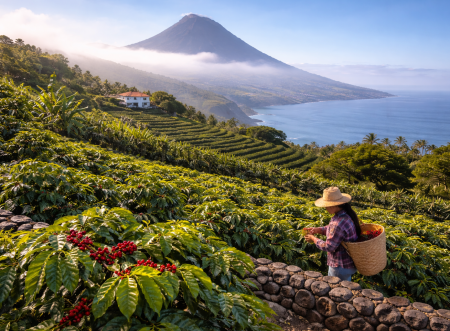 Sobre os cafezais nas Ilhas Canárias e nos Açores